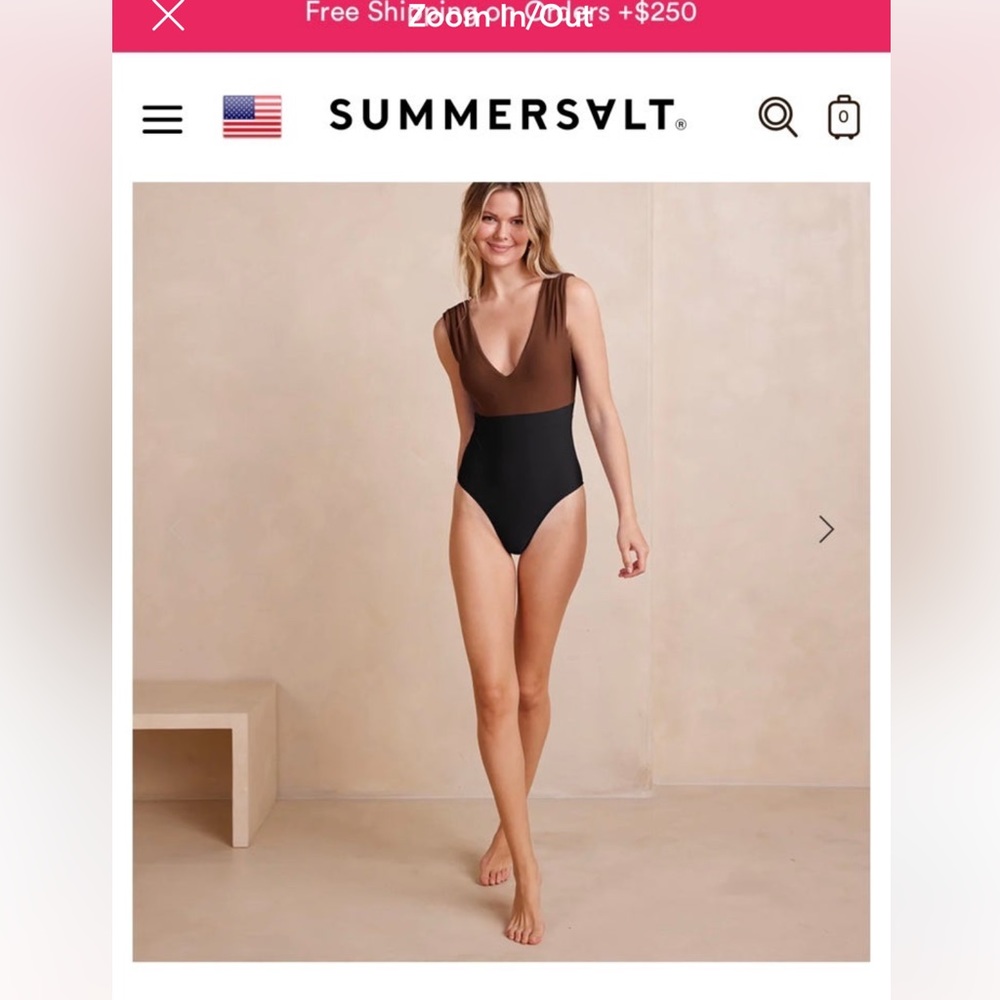 Summersalt ruched backflip